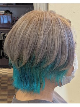 アリュー(allu) ハイトーンインナーカラー