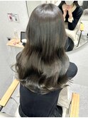 髪質改善＊フェミニンオリーブアッシュ＊美髪【Zina 勝どき】 