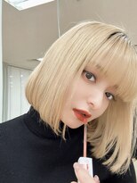 ラルムバイシー 新宿(LARME by Sea)&nbsp;ハイトーンボブ【韓国/前髪】