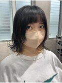 ボブパーマ　フェイスレイヤー　インナーカラー　表参道