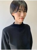 黒髪ショート