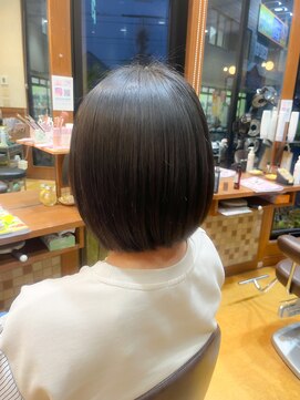 ヘア ショップキャリー ボブの縮毛矯正