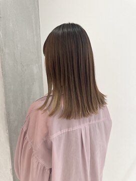 ヨーク(YOKE) YOKE 切りっぱなしボブ髪質改善酸性ストレート伸ばしかけ艶髪