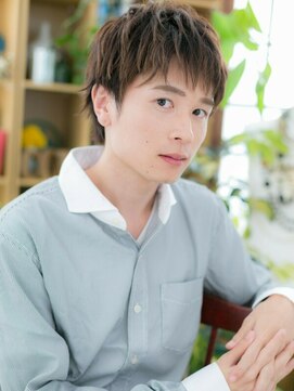 カバーヘア ブリス 志木南口駅前店(COVER HAIR bliss) ■ハイライトメッシュカラーマッシュウルフ104★志木20代30代