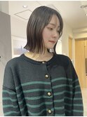 【 YOKE 】切りっぱなしボブ結べるボブシースルーバング