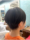 襟あし耳かけショート