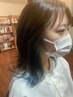 【最旬トレンド♪】カット+全体カラー+イヤリングカラー￥12000