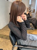 シテン(SITEN) チョコレートブラウン/バングカット/透明感カラー