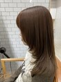 シャル 八王子(shalu)&nbsp;ミディアムレイヤー/イルミナカラー/髪質改善