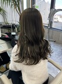 ブリーチなしダブルカラー オリーブベージュ
