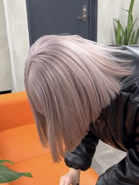 ニコ トウキョウ 渋谷(nico TOKYO) ホワイトベージュダブルカラーケアブリーチハイトーン