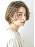 透明感引き立つ束感ショート【來海亮兵】