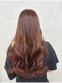 ブリーチなしオレンジブラウンカラー♪♪