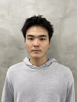 ソーコ 渋谷(SOCO) メンズカットメンズショートスパイキーショートセンターパート