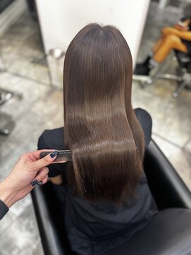 リンドトウキョウ ウメダ(LINDO TOKYO) オリーブブラウン/髪質改善