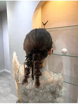 カラークチュール(Color Couture) 編みおろし/ツイン編みおろし/お呼ばれアレンジ