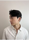 ダウンパーマ　ニュアンスパーマ　センターパート