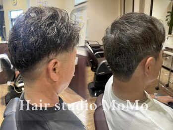 ヘアースタジオ モモ(Hair studio MoMo)の写真/【当日予約OK/駐車場◎】仕事終わりOK♪ビジネスシーンでもプライベートでもどちらでもイケるスタイル!