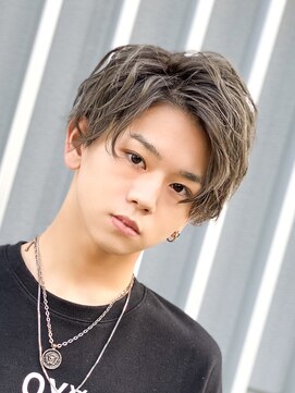 エルマーク 梅田(L-MARK) センターパート/波巻きパーマ/スパイラルパーマ/men's