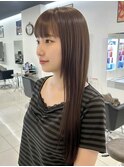 【四条烏丸】酸性ストレート×レイヤーベージュブラウン