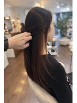 フルール(fleur)&nbsp;大人可愛いインナーカラー×艶ロング