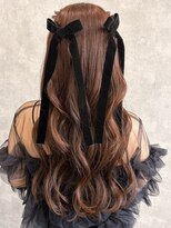 ランガリ ヘアアンドスパ(Rangali Hair&Spa)&nbsp;【別府　Rangali】ハーフツイン/お呼ばれヘア