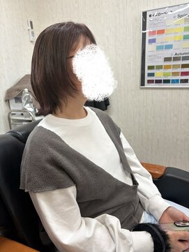 メリー by ヘアーサロン曽我(Merry) 顔まわりレイヤースタイル