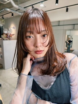 シンス 銀座(since) 小顔似合わせカット/レイヤーカット/ミルクブラウン【銀座駅】