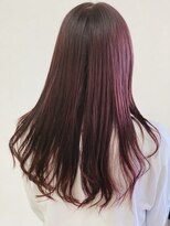 シエ バイ ケンジ 湘南台(sie by KENJE)&nbsp;ダークパープル/ナチュラルショート/夏のヘアアレンジ/湘南台