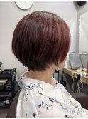 ブラウンボブ × 上質な艶感で叶える大人っぽい印象
