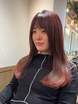 リンサロン(RIN salon)&nbsp;チェリーブラウン／ワンカールセミロング