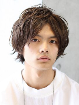 マイロ(mailo) 【mailo】セミウェット×センターパート×無造作×マッシュ