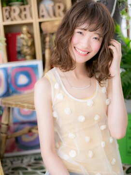 カバーヘア イヴ 戸頭店(COVER HAIR EVE) *+EVE戸頭+*…小顔見せ☆ほつれシフォンウェーブｃ!