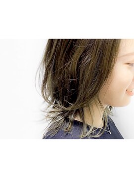 ヘアメイク マルナ 大通店(HAIR MAKE MALUNA) 【MALUNAカラーリスト神】ウルフ×ハイライト×カーキベージュ