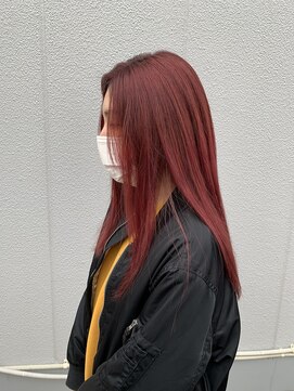 ソワンドゥブレス 瓜破店(soin de brace) 韓国風レッドカラー