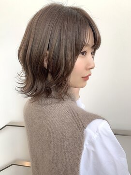 オラ ボーテ(Aura Beaute) 大人ガーリー チョコレート ボブ プリカール ショートヘア
