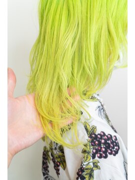 オブヘアーギンザ(Of HAIR GINZA) グリーングラデーションカラー