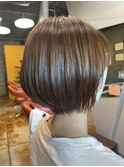 オトナショートボブ髪質改善/縮毛矯正