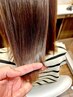 【髪質改善フルコース♪】カット+酸性ストレート+ヘッドスパ+ツヤ髪チャージ