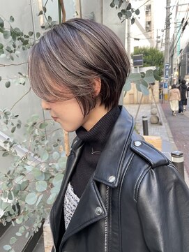 ヌード(NUDE) NUDE10代20代30代40代うる艶髪大人ショートボブ前髪なしショート