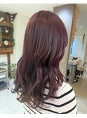 ブリーチなし☆ピンクバイオレット