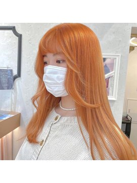 ロンドプランタン 恵比寿(Lond Printemps) ＊石垣　韓国風ヘア/オレンジカラー