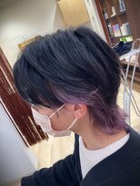 アクトスタイリッシュヘアー 知立(Act stylish hair)&nbsp;メンズ沼ウルフインナーcassiｓpurple