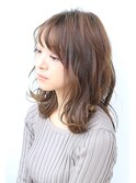 ミルクブラウン/ダークパープル/ナチュラルショート/夏/町田