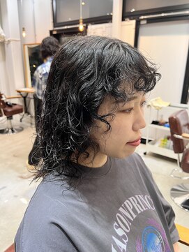 ロカ 表参道(loka) ニュアンスパーマ/ワイドバング[表参道/ブリーチ]Mai