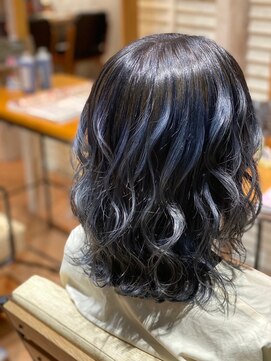 ヘアーショップ エヌアンドエー 越谷店(hair shop N&A) 髪質改善ケア×艶髪ウェーブ#8 ハイライト/メッシュ/ラベンダー