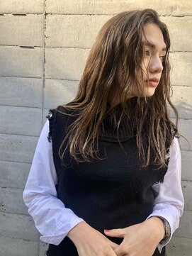 アンドレイ 表参道(andrey) 魅力倍増カール/セミディ/シアーカラー/姫カット/ダークアッシュ