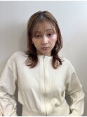 20代30代大人かわいいレイヤーカットワイドバング美髪ウルフ