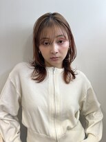 ジーニー 横浜(giinii) 20代30代大人かわいいレイヤーカットワイドバング美髪ウルフ
