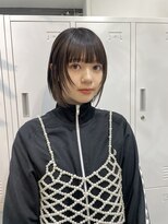 メゾンアクア 表参道(Maison ACQUA)&nbsp;◎切りっぱなしボブ縮毛矯正ミニボブストレートパーマ